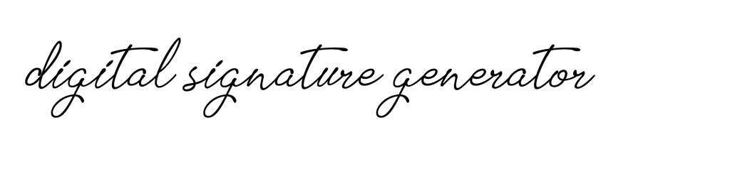 Digital Signature Generator